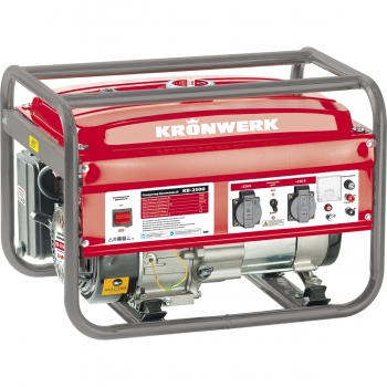 Генератор бензиновый KB 3500, 3,5 кВт, 220В/50Гц, 15 л, ручной старт // KRONWERK