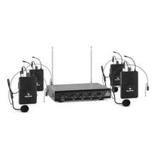 Микрофон VHF AUNA VHF-4-HS 4-х канальный беспроводной Микрофон VHF AUNA VHF-4-HS 4-х канальный беспроводной